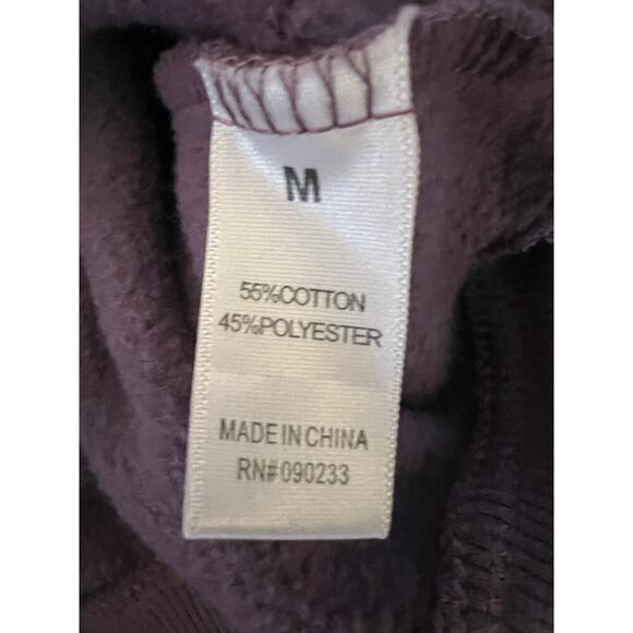 PacSun ladies size M 1/2 zip polo crop long sleeve logo spell out sweatshirt - Picture 8 of 8